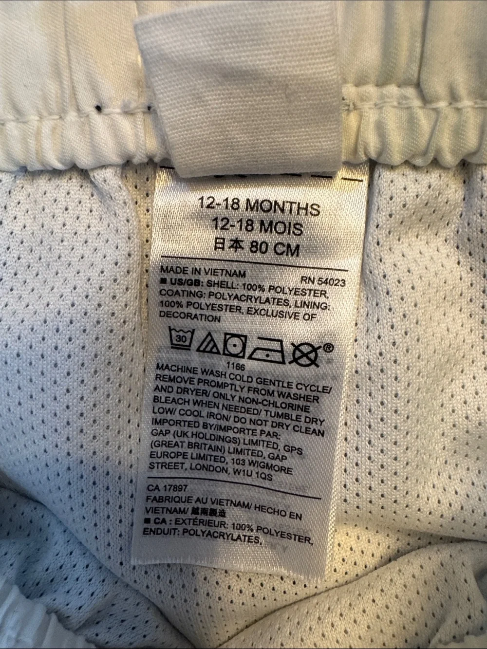 GAP Blue Dinosaur Party Toddler Swim Shorts